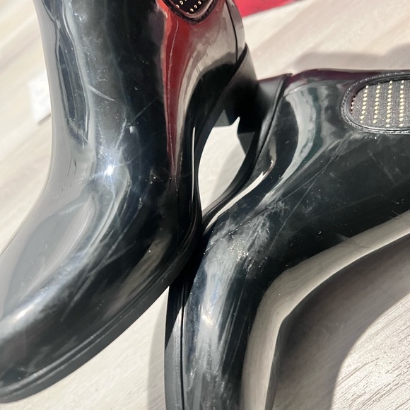 Guess Rekha Rain Boot with Gold Studs - Picture 6 of 6